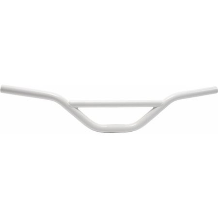 BIG ROC TOOLS Big Roc Tools 57HBHS877MW BMX Bike Handle Bar - White; 22 x 6 in. 57HBHS877MW